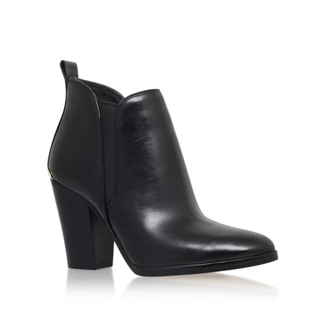 michael kors brandy bootie black|Michael Kors heeled boots.